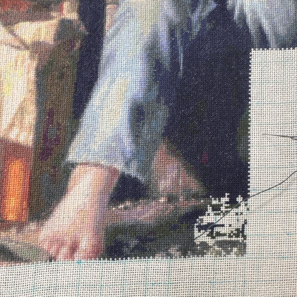 may51s's tweet photo. 🪡今日のWIP【2025.12.18】
『Cloudbster Airlines』
©Haven and Earth Designs
🧵 Designed by Bob Byerley
( T:376,425 / S:56 / Col:90 / ct:28 )

✾563日目✾
323,038／82.04%
335 stitches

#HAED #CloudbsterAirlines
#クロスステッチ #今日のWIP
#会社でステッチ https://t.co/5fx6WC8iDo