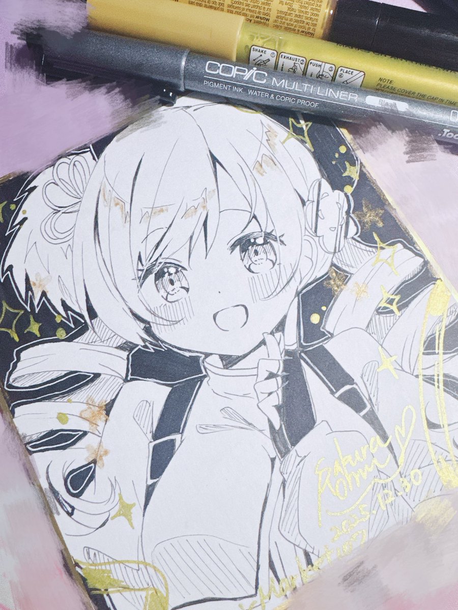 Post by 咲良ろむ⛄️C107❄️1日目南j-05a on X: 色紙その2