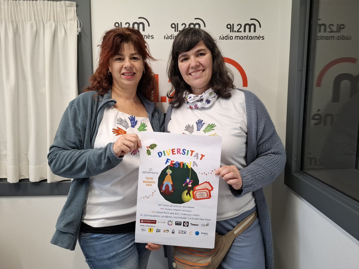 👧🧒 Encara no ho sabeu? Aquest diumenge toca festa grossa a #Montornès amb la 4a jornada Diversitat Festiva organitzada per l'associació DiverMON, amb música, teatre, videojocs, xocolatada... No us ho perdeu! <a href="/LMRMONTORNES/">Las Mañanas R.M</a> 

▶️ radio.montornes.cat/radios/las-man…