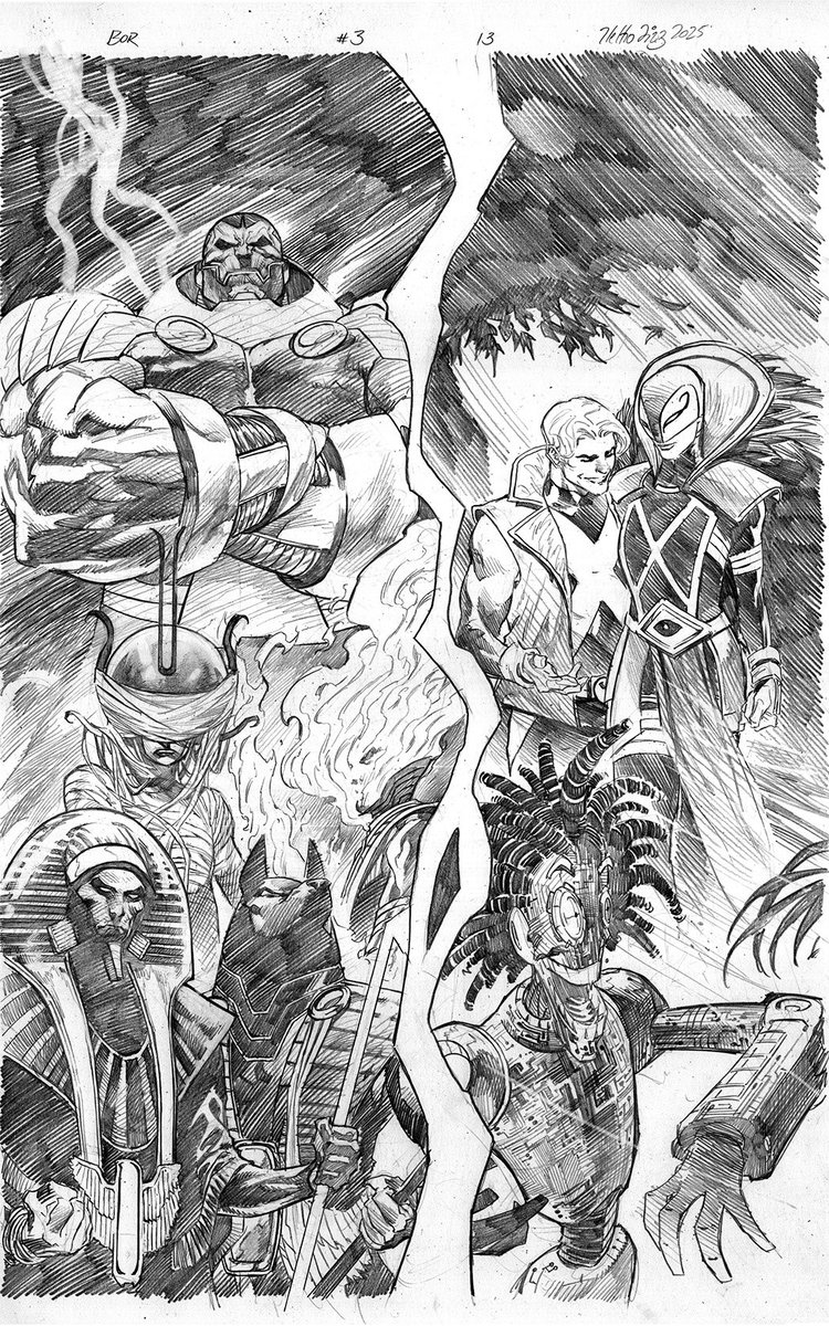 nethodiazz's tweet photo. X-men book of Revelation #3 is out there, folks! Here a splash page i did that was colored without inking. @MarvelComicsHQ https://t.co/aqGzRdwAWs