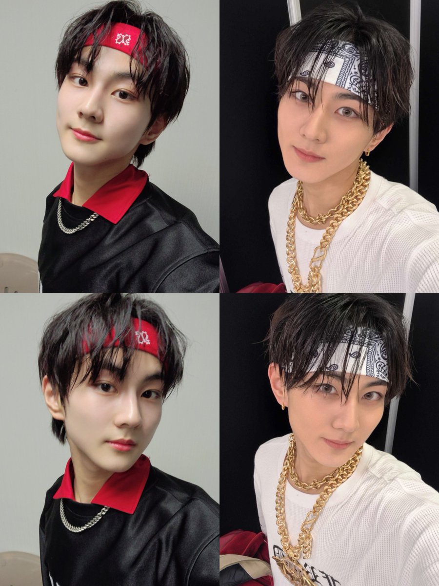 PRETTY BOY #JUNGWON  IN HEADBAND 💥💥

❤️                                                🤍