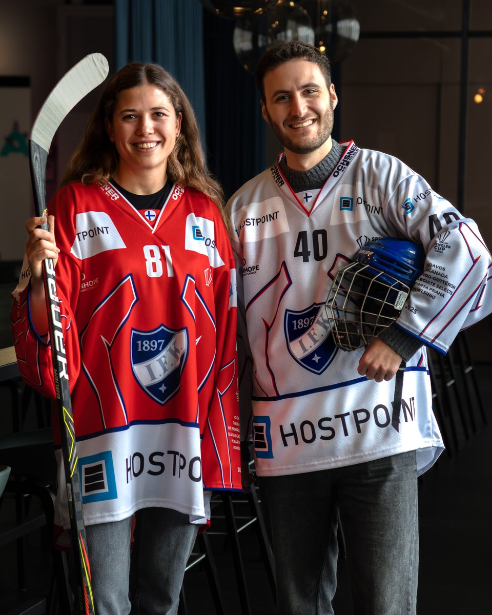 Ready for the Spengler Cup: jerseys on, anticipation high. 🏒❄️

We are back, this time as team sponsor of IFK Helsinki! 

The traditional club <a href="/HIFKHockey/">Helsingin IFK</a> is seven-time Finnish champion and is appearing in the <a href="/spenglercup/">Spengler Cup Davos</a> for the fifth time.

We wish them every success!
