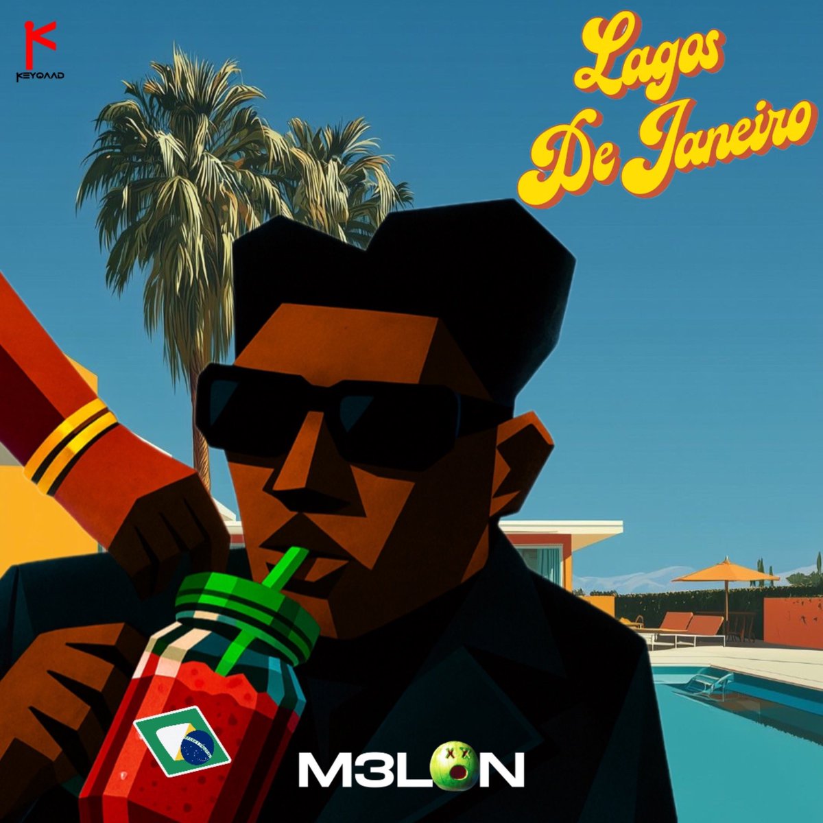 KeyQaad's tweet image. New M3lon music out now. Lagos De Janerio out on all streaming platforms. Go fw!