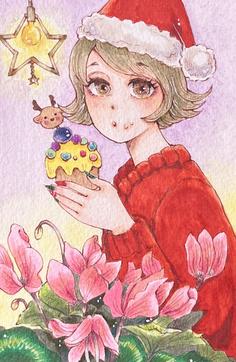 おひとりさま】 #手描きイラスト #創作イラスト #オリジナルイラスト
