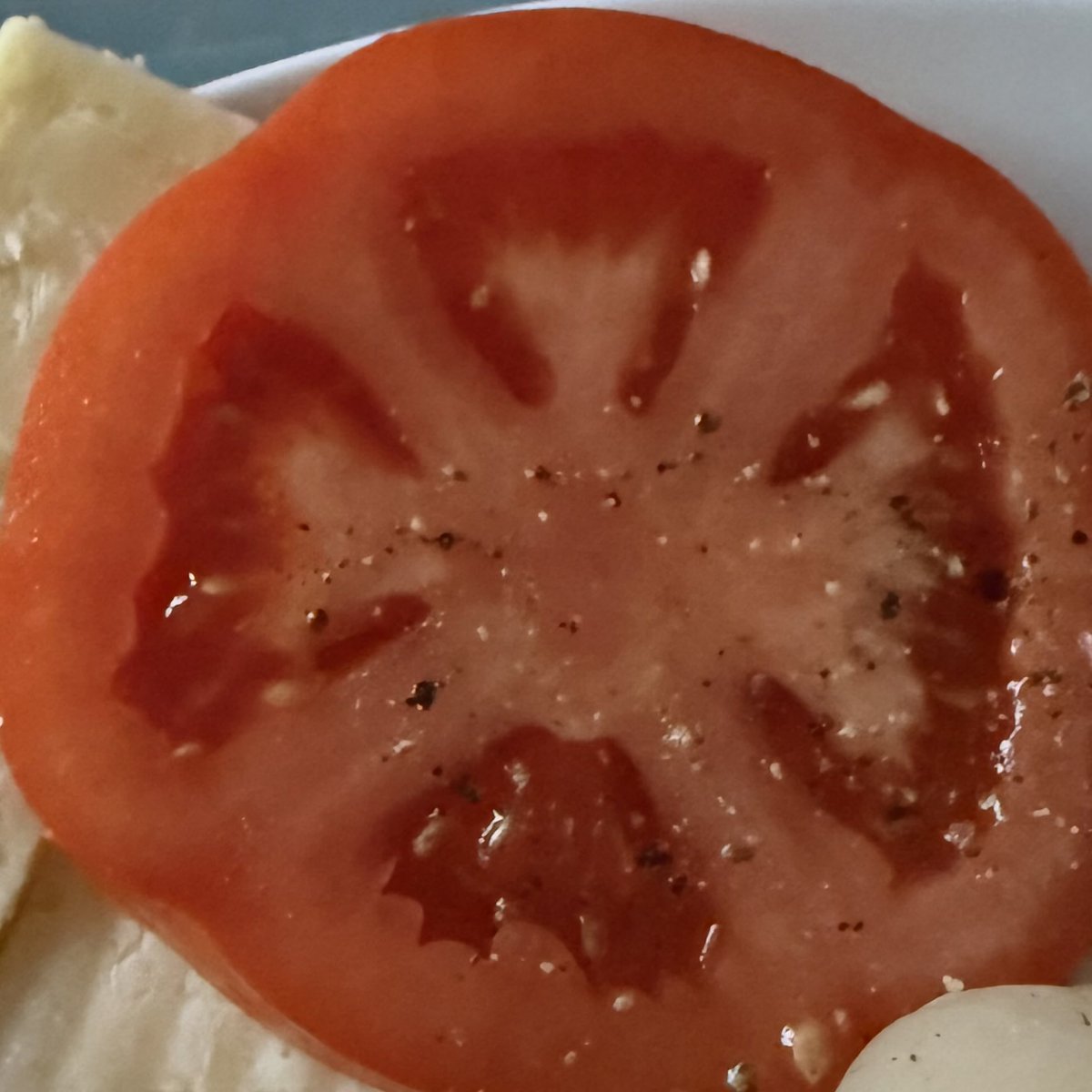 Found a George Cross in my tomato. Do I have to climb a lamppost now?