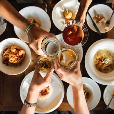 Surviving the holiday feasting is all about striking the right balance. A few tips: Don’t eat in front of the TV. Exercise first thing in the morning. Stop eating when you feel full. Drink lots of water and don’t forget about fibre. And get some quality sleep and rest.