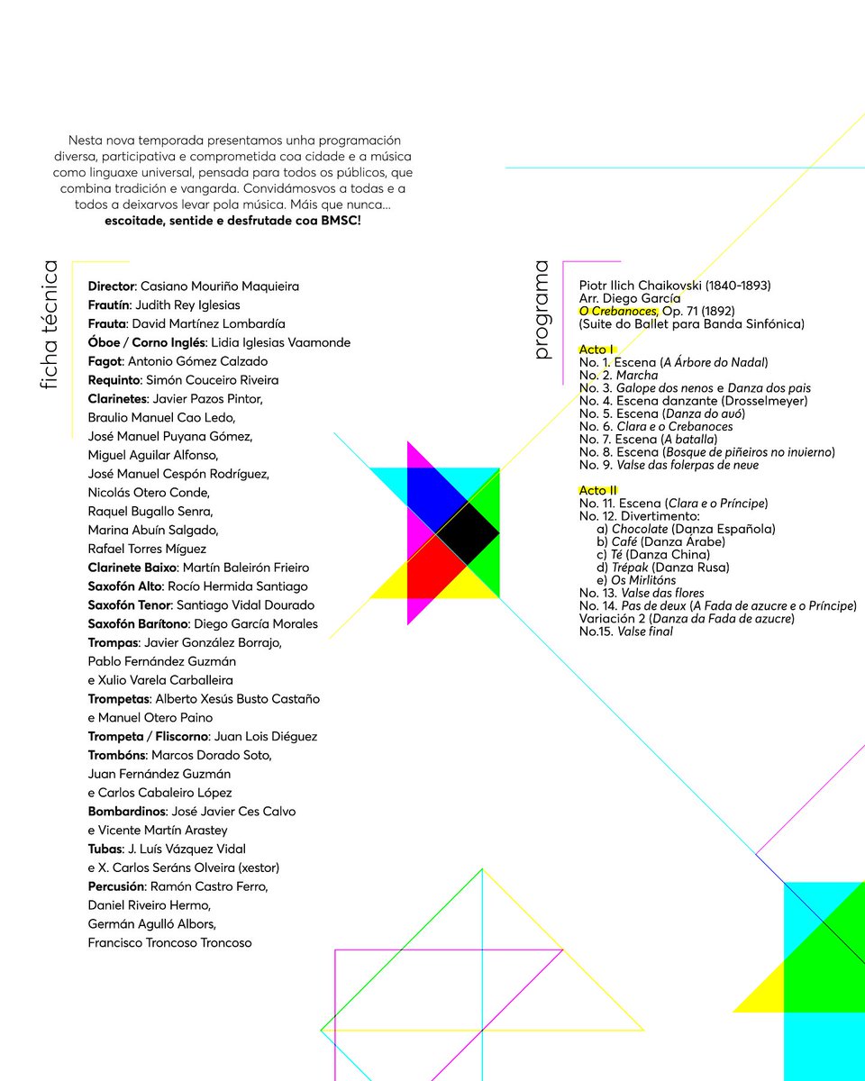 BMSCompostela's tweet image. Por aquí vos deixamos o programa de 𝙊 𝘾𝙧𝙚𝙗𝙖𝙣𝙤𝙘𝙚𝙨 🎶, que interpretaremos co Ballet de Galicia dirixido por Diego Landín 🩰

📍Domingo 21 – Auditorio de Galicia | 🕢 12:00h

Info e convites 📲 𝘄𝘄𝘄.𝗰𝗼𝗺𝗽𝗼𝘀𝘁𝗲𝗹𝗮𝗰𝘂𝗹𝘁𝘂𝗿𝗮.𝗴𝗮𝗹
