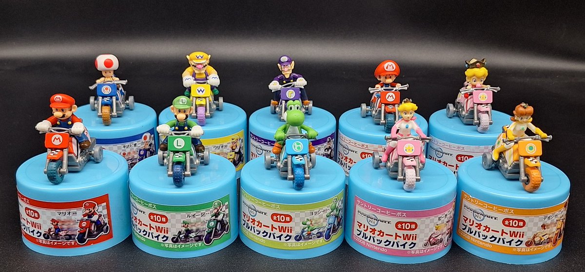 マリオカートWii プルバックバイク 全10種 販売 マリオカートWii
