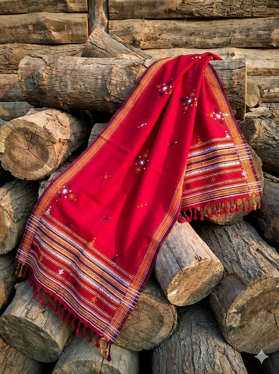 rangamaati's tweet photo. 🧣✨ Celebrate the intricate art of Gujarat with our Geometric Handwoven Mirror Work Pure Merino Wool Shawls! Luxurious, soft, and stylish – designed to make every moment cozy and elegant. How would you style yours? https://t.co/7LF11VfUgu