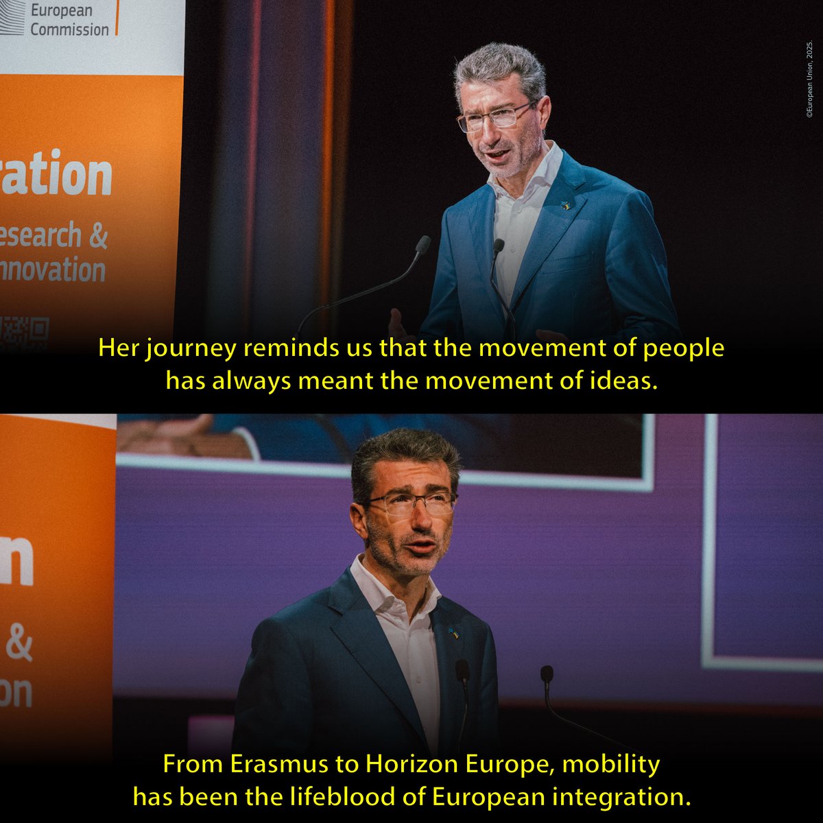 2025 marks 10 years of #EUfunded migration R&amp;I:
- 50+ projects
- €160M+ invested
- Insights from experts across Europe

...And a new EU research agenda on migration arrives in 2026! Soon on: link.europa.eu/VWrKch

📸ft. <a href="/lemaitre_eu/">MarcLemaitreEU</a> at our recent migration event.