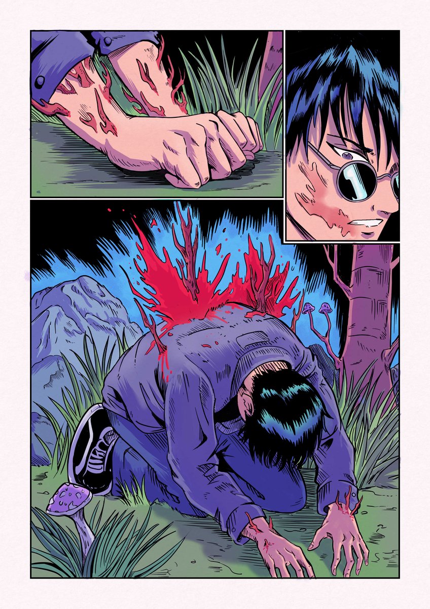 Limbouniverse's tweet image. GM
a page from the Earworm. A project that I didn't forget about and should finally come out next year