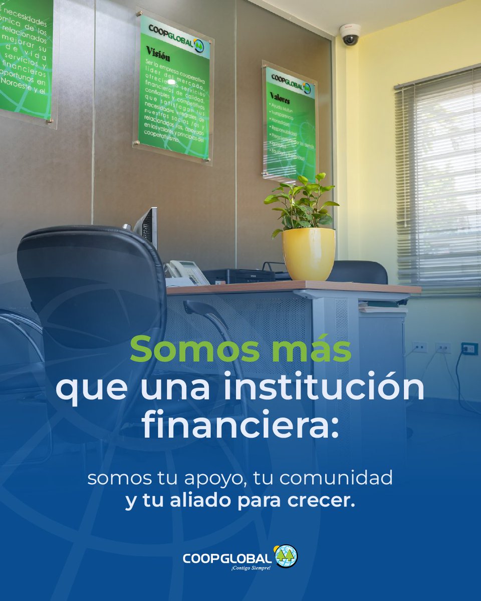 TuCoopglobal's tweet photo. Somos más que una institución financiera: somos tu apoyo, tu comunidad y tu aliado para crecer. https://t.co/J4vg3dC61W
