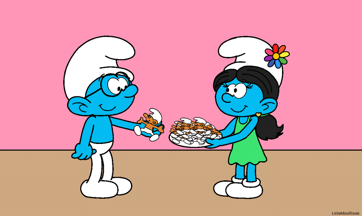 RissieSmurf's tweet photo. Some Gingerbread smurf cookies for Brainy
#smurfs #smurfsfanart #peyo #brainysmurf #rissiesmurf #gingerbreadcookies #bakecookiesday https://t.co/wfOzmqbSx3