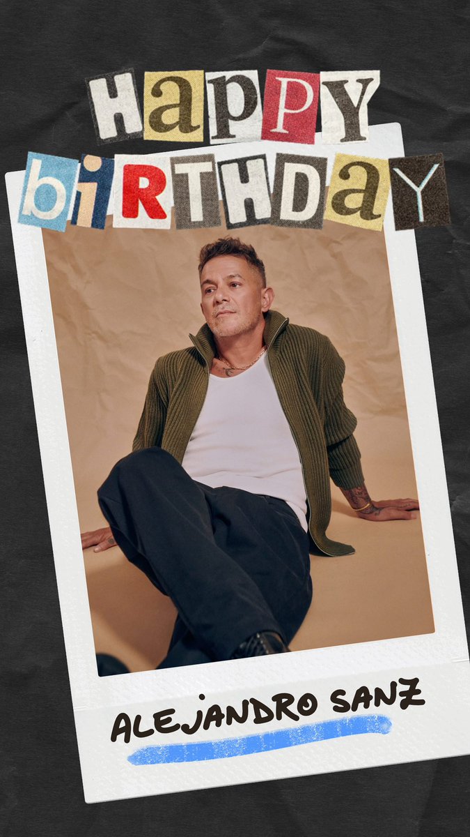 Hoy es el cumpleaños del jefe <a href="/AlejandroSanz/">Alejandro Sanz</a> 🥳🎉

Larga y feliz vida para él y para toda la familia Sanzera. 💚 

<a href="/SonyMusicCol/">Sony Music Colombia</a>