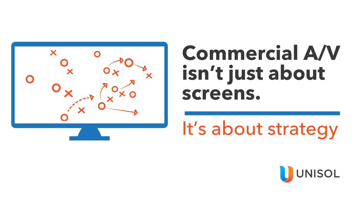 UNISOLIntl_NA's tweet photo. A commercial A/V system is only as good as the strategy behind it.

Beyond screens, you've got to craft the right experience for your audience and align with your business goals. Tech is most powerful when it serves your vision. 

https://t.co/OFVvYRG2rQ

#AVStrategy https://t.co/uMzdhVxXbT
