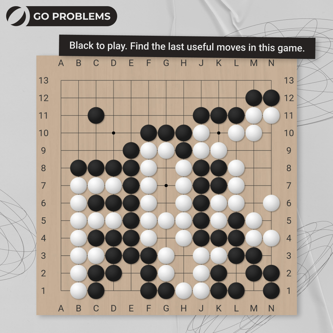 gomagic_org's tweet photo. Black to play. Find the last useful moves in this game. ๐ง
Share your solution in the comments!
๐ Want more puzzles and not for only yose? A variety of Go problems for different skills in our free Skill Tree:
https://t.co/nd4gi4SgRR
#gogame #tsumego #goproblems #yose https://t.co/AvSX2lENNZ