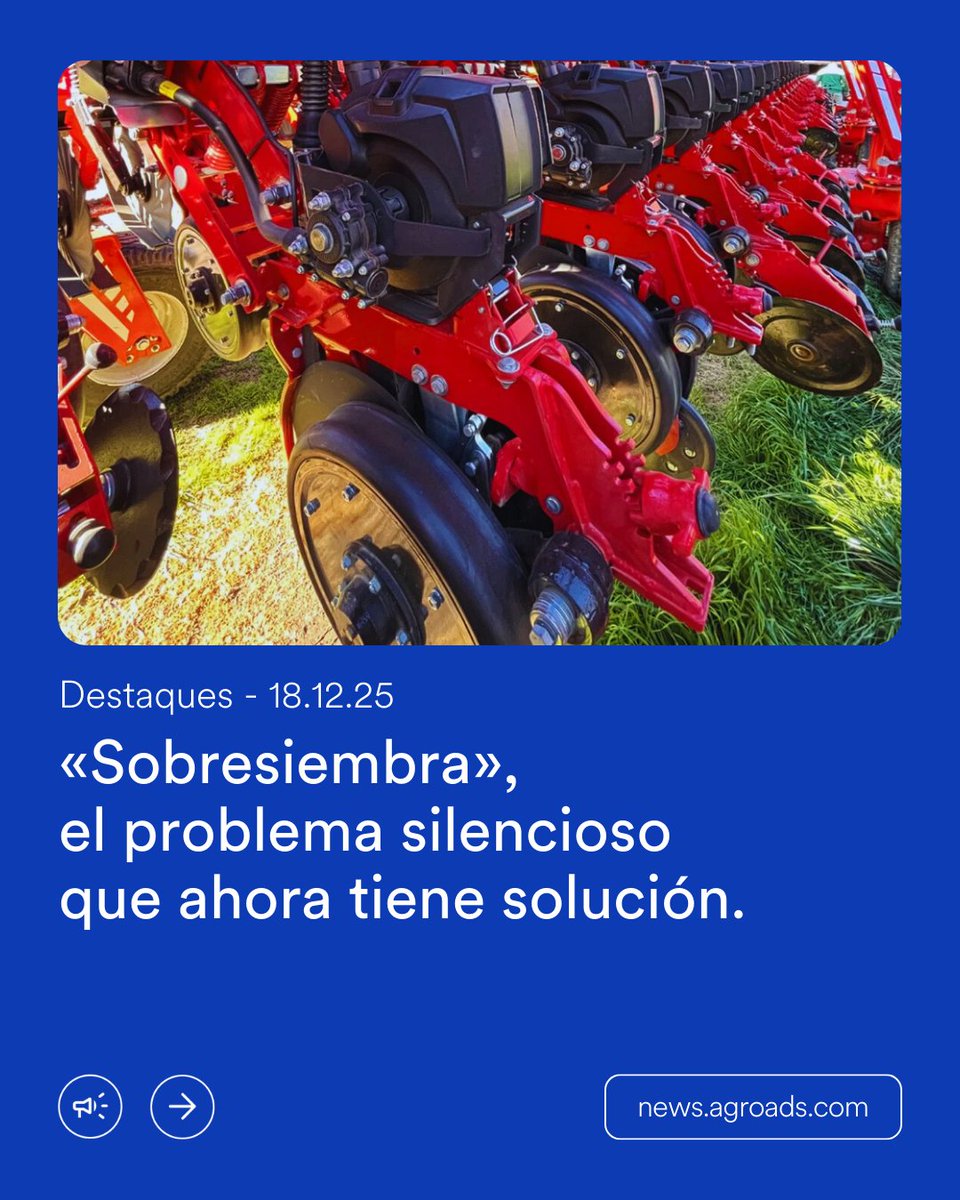Agroads's tweet image. Actualidad que importa en Agroads News.
Leé la nota completa y mantenete informado sobre lo que está pasando en el sector.
bit.ly/48KFDR3

#AgroadsNews #Agroads #NoticiasAgro #AgroArgentina #CampoArgentino #ActualidadAgro #AgroDigital #InfoAgro