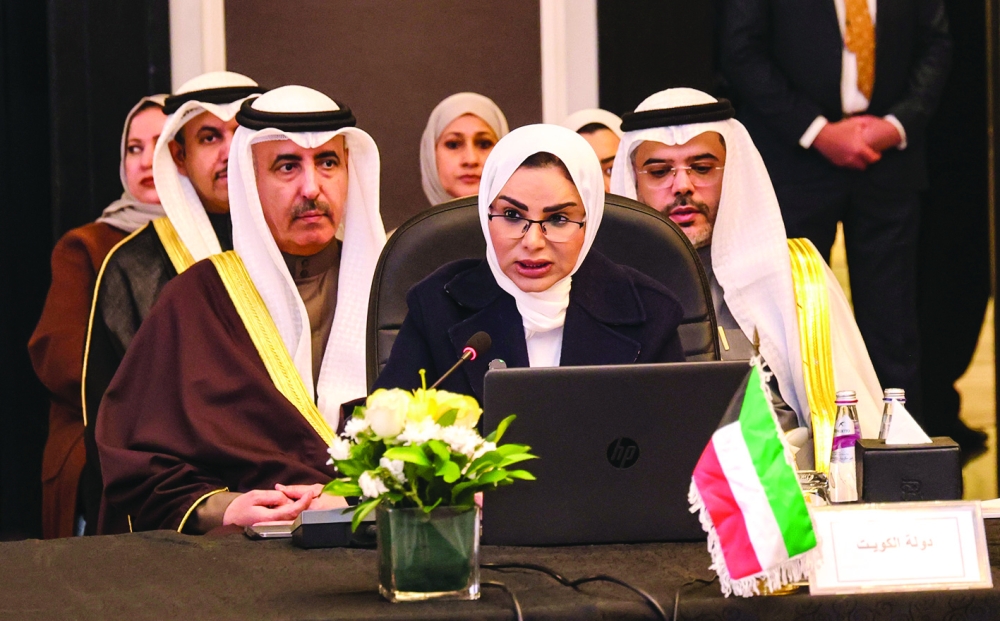 وزيرة الشؤون: تعزيز الجهود العربية المشتركة لتوفير برامج دعم اجتماعي وإنساني أكثر فاعلية - أكدت أن الكويت أولت اهتماماً بالغاً بتعزيز منظومة الحماية الاجتماعية ودعم الفئات الأكثر احتياجاً 