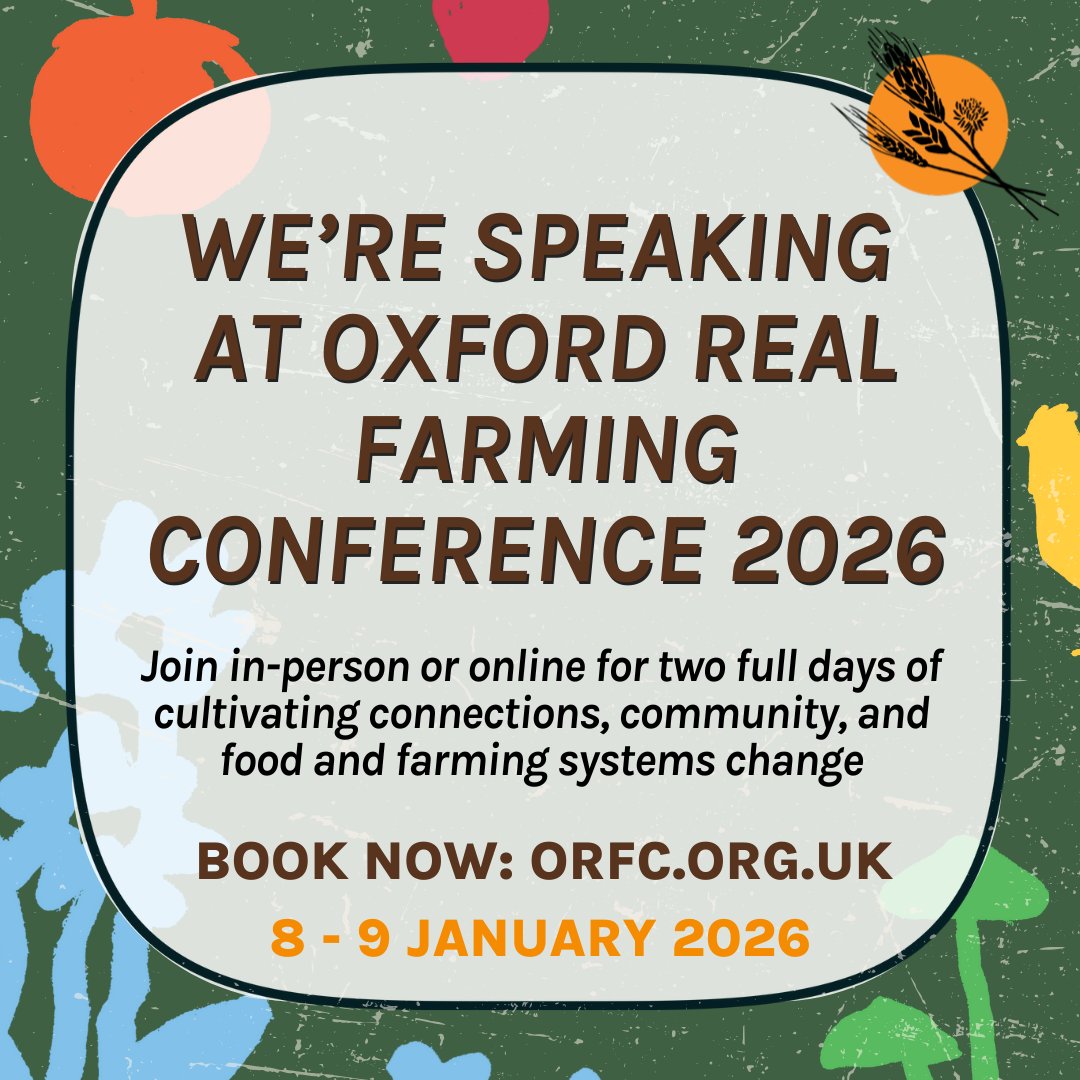 IPESfood's tweet photo. IPES-Food is heading to the @ORFC #ORFC2026 as an official partner.

We’re organising sessions on trade wars &amp; food prices, climate justice, #foodsystem #plastics, agtech &amp; #agroecology, and corporate concentration.

Join us in Oxford or online!

👉 https://t.co/WXiwElvRsy https://t.co/RdtG5Or5we