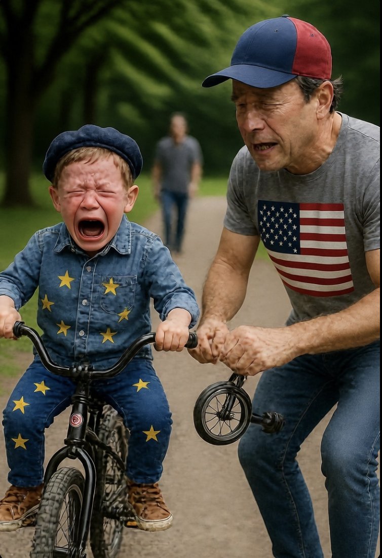 The EU is acting like a spoiled mama's boy whose dad took off the training wheels.