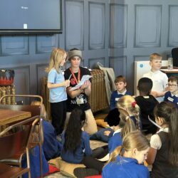 This morning, 3T were lucky enough to visit Grimm &amp; Co for their story making session. The children collaboratively generated a story using their fantastic ideas, which they then wrote an ending for independently. The staff at Grimm &amp; Co even made this into published books📷