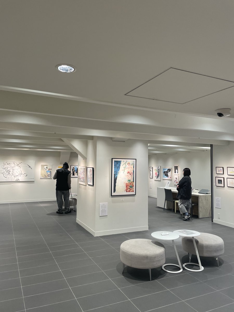 始まりました、『MANGA-E 漫画家・絵 展』＠新宿伊勢丹本館6Fアートギャラリー。入場は無料。お気軽にお立ち寄りください。mistore.jp/store/shinjuku…