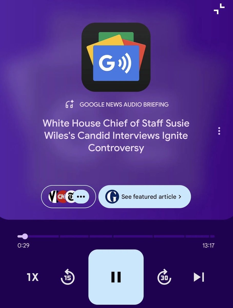 Have you noticed your Google News app now has a Listen tab? 👀

You can now get your daily morning rundown as an Audio Briefing on the Google News app for Android!