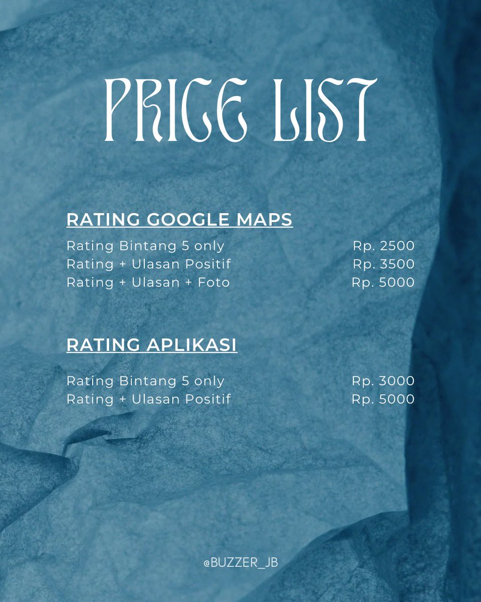 galerisyofwan's tweet photo. Terimakasih sudah order jasa review gmaps di kami. Payment bisa belakangan ya guys, #reviewgmaps #zonauang #zonajajan #buzzer #السعوديه_الاردن #LaIslaDeLasTentaciones21 #unprofessore3 https://t.co/A0hTswS0sh