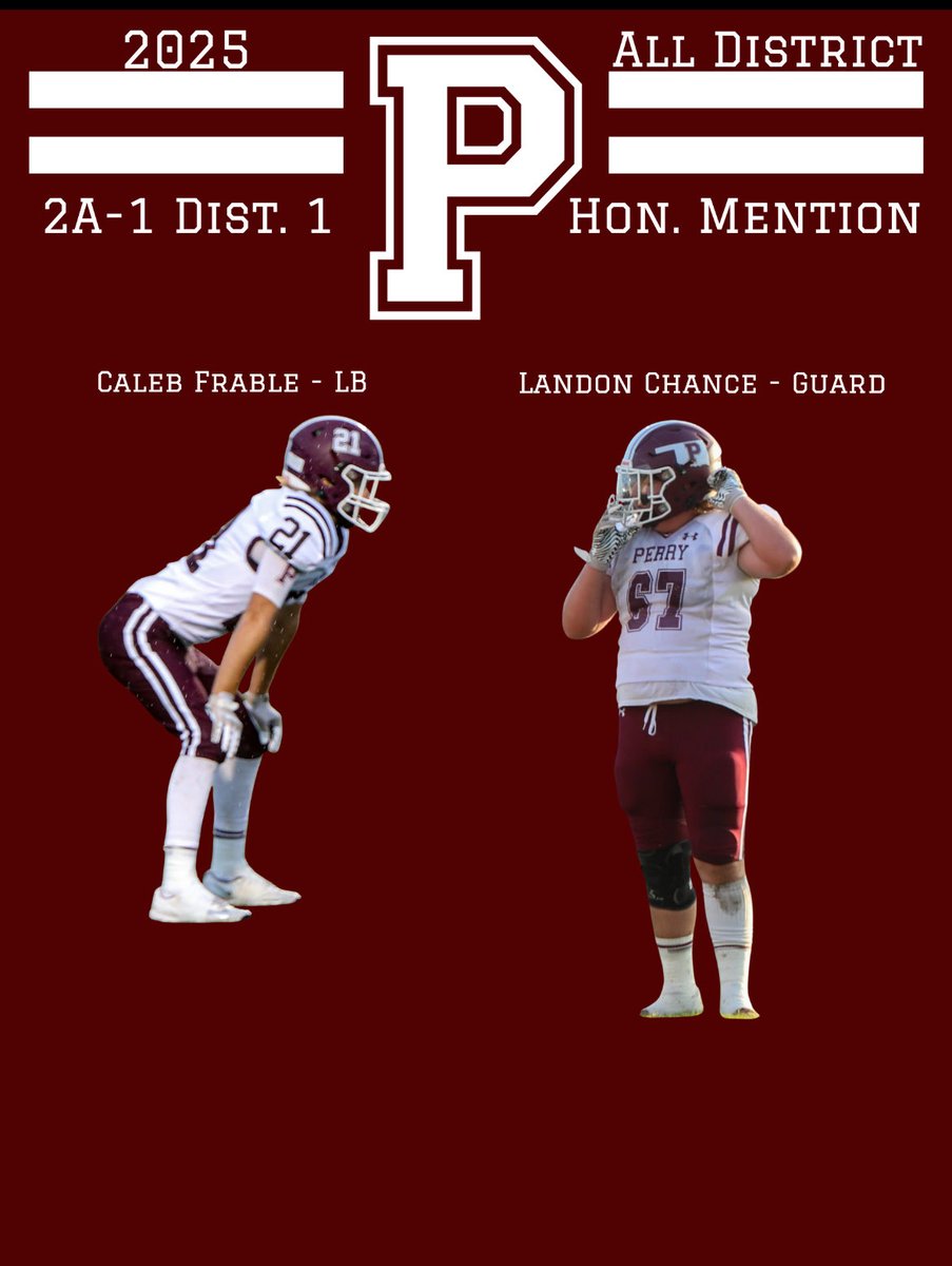 Perry Maroon Football tweet media