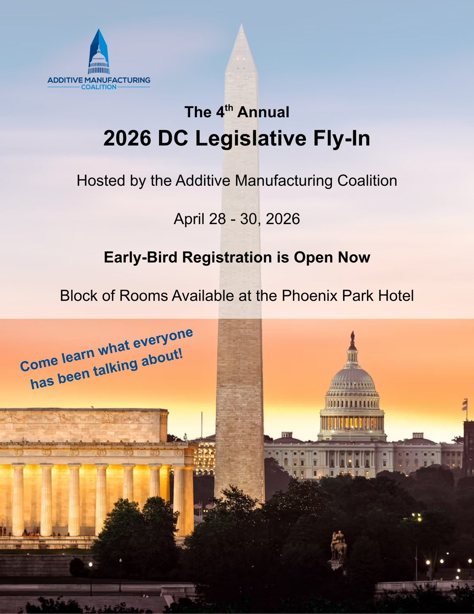 Additive Manufacturing Coalition tweet media