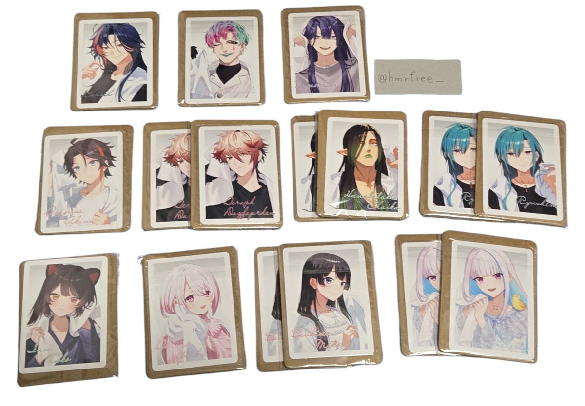 hmrfree_'s tweet photo. 【交換】 にじさんじ びっくらたまごつむまる Charm Aid チャームエイド vol.1 vol.2 TSUMUMARU ばんそうこう

譲：画像1、2

求：画像3、4

都内手渡し、まとめての方優先
郵送も可能

つむまるはカードとマスコットセット
チャームエイドは5枚セット

お気軽にお声掛けください https://t.co/ah8UyAUDZV