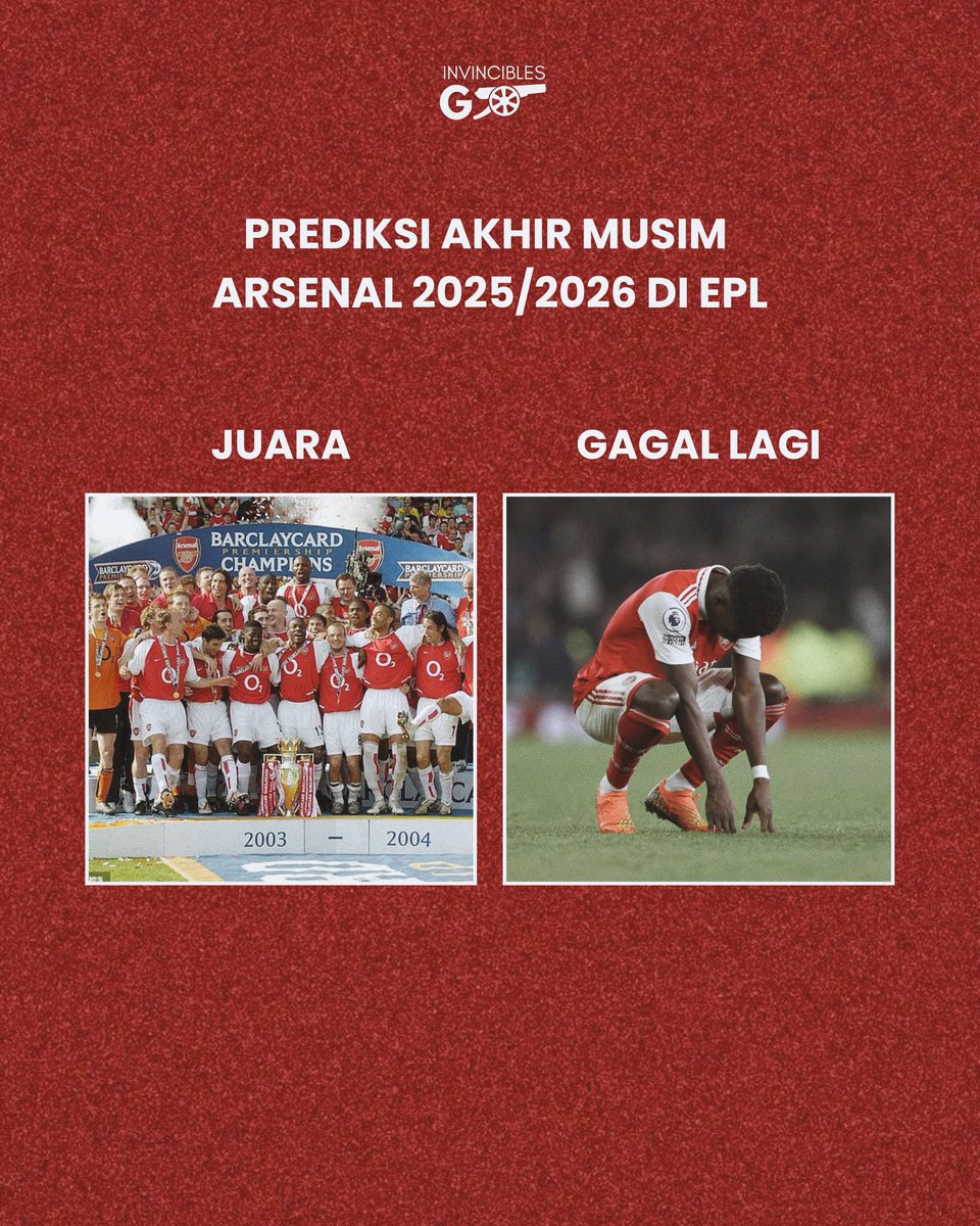 invincsgoons's tweet photo. Terlalu dini buat nilai, tapi boleh kan punya harapan? Coba komen gimana prediksi kalian, Goonz?

#Arsenal #Juara #PremierLeague #COYG #InvinciblesGooners https://t.co/ML6OIUeshm