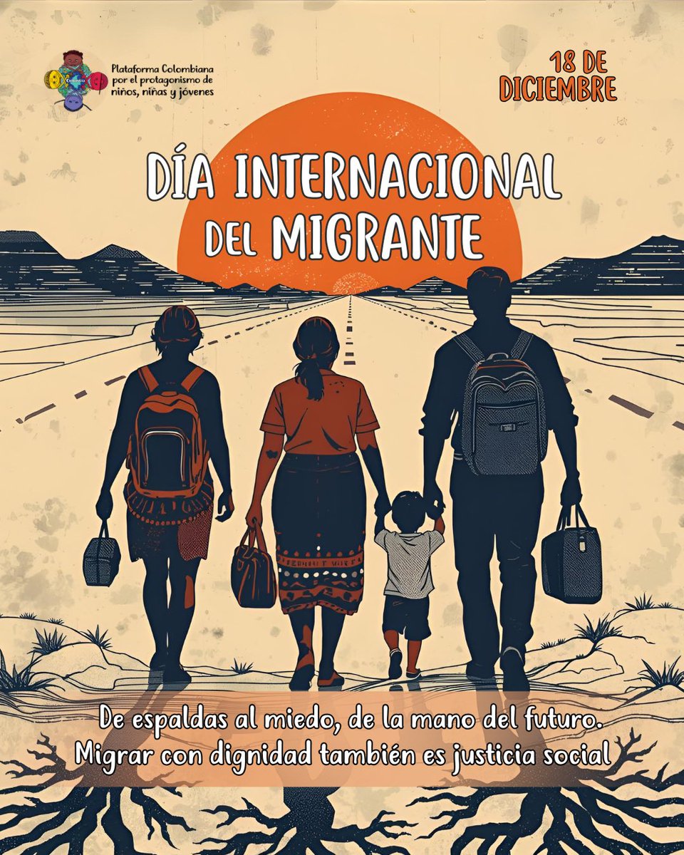 Los pueblos siempre se han movido.
Migrar no es un delito porque buscar una vida digna es un derecho humano.

La migración no es crimen: es memoria viva, resistencia y futuro. ✊🌎