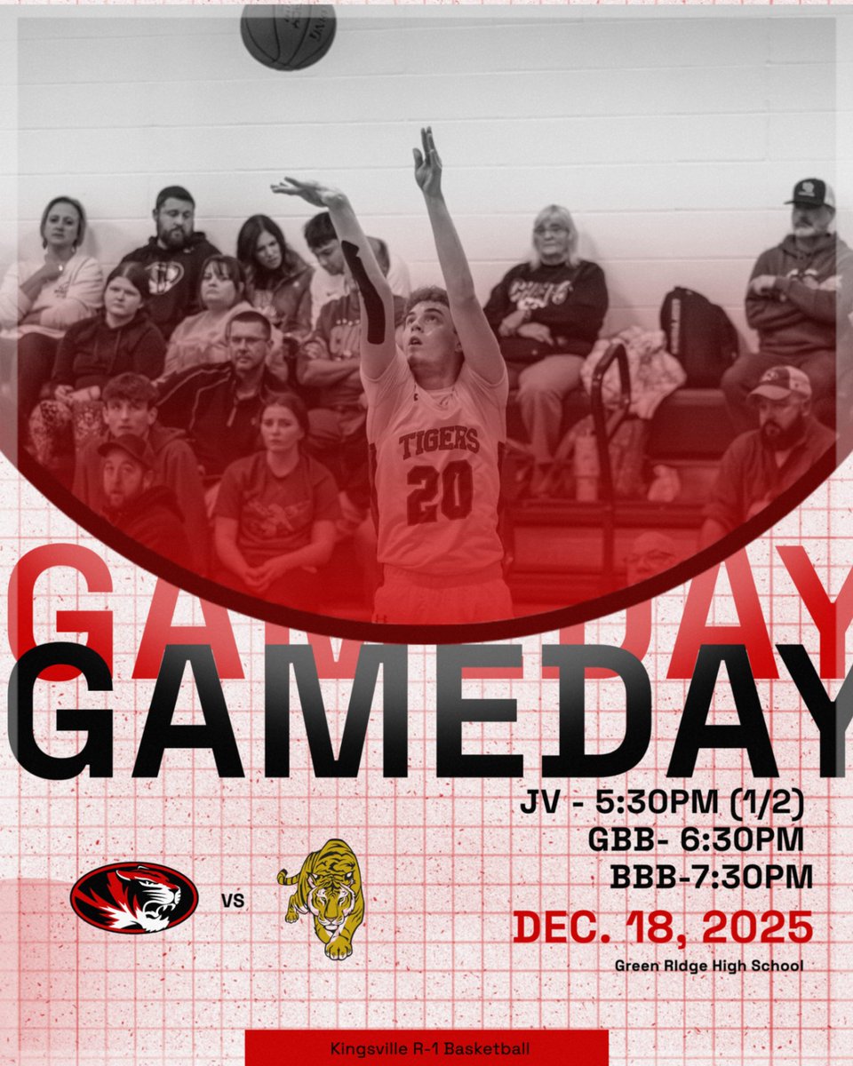 KingsvilleAD's tweet photo. Tonight, the Tigers are on the road to take on Green Ridge.
#TimeoftheTiger #TigersROAR π
πͺπ» https://t.co/F0WNIknfxz