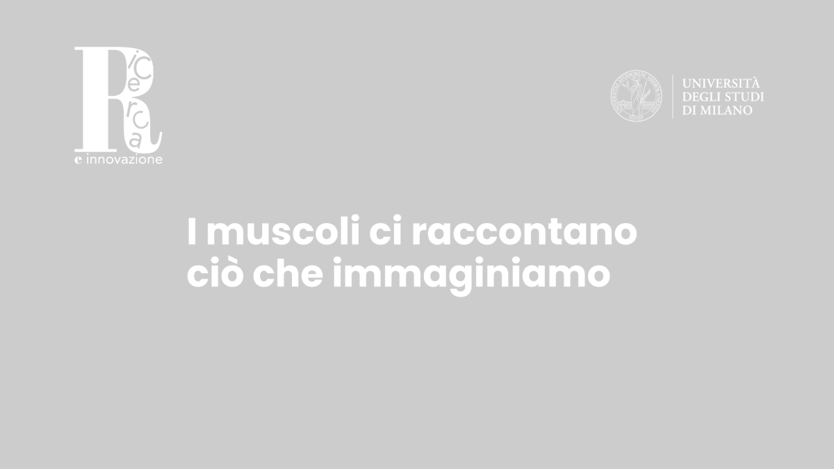 LaStatale's tweet photo. Un innovativo metodo sviluppato permette di decodificare l’immaginazione delle azioni non direttamente dal cervello, ma dai muscoli. Metodo - MultiMEP - grazie al quale si può trasferire l’informazione relativa all’immaginazione di un gesto dal cervello ai muscoli e decodificarla https://t.co/ugmRDUCAsm