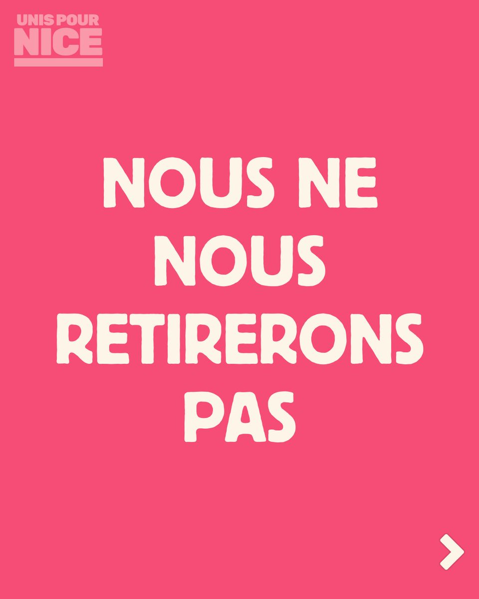 UnisPourNice's tweet photo. Éric Ciotti et Christian Estrosi ont travaillé ensemble pendant presque 30 ans.
Deux candidats, mais une même politique. 

Nous avons pris une décision forte.

Quelle que soit la configuration électorale au soir du premier tour,
la liste “Unis pour Nice” se maintiendra. https://t.co/arMLjMigyf