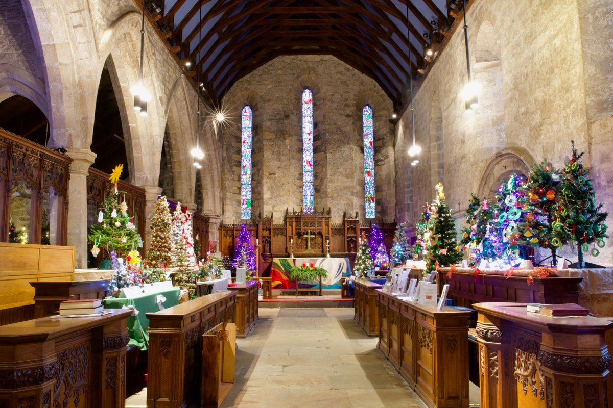 NclDiocese's tweet photo. St. Andrew’s Corbridge welcomed over 11,000 people to their annual Christmas Tree Festival, which saw 126 Christmas trees decorated by members of the local community. A wonderful celebration!
📸: Ian Wylie https://t.co/FNvDYqyZQv