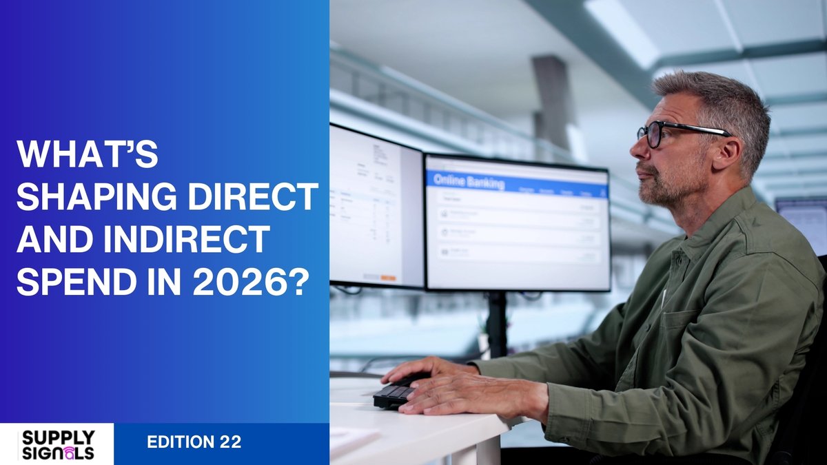 GEP_Worldwide's tweet image. #Procurement decisions are getting harder at the category level. #Costs, policies, and risk are no longer moving together. This edition of Supply Signals looks at what is reshaping direct and indirect #spend in 2026, and how teams can respond. Read now. bit.ly/49ENkp3