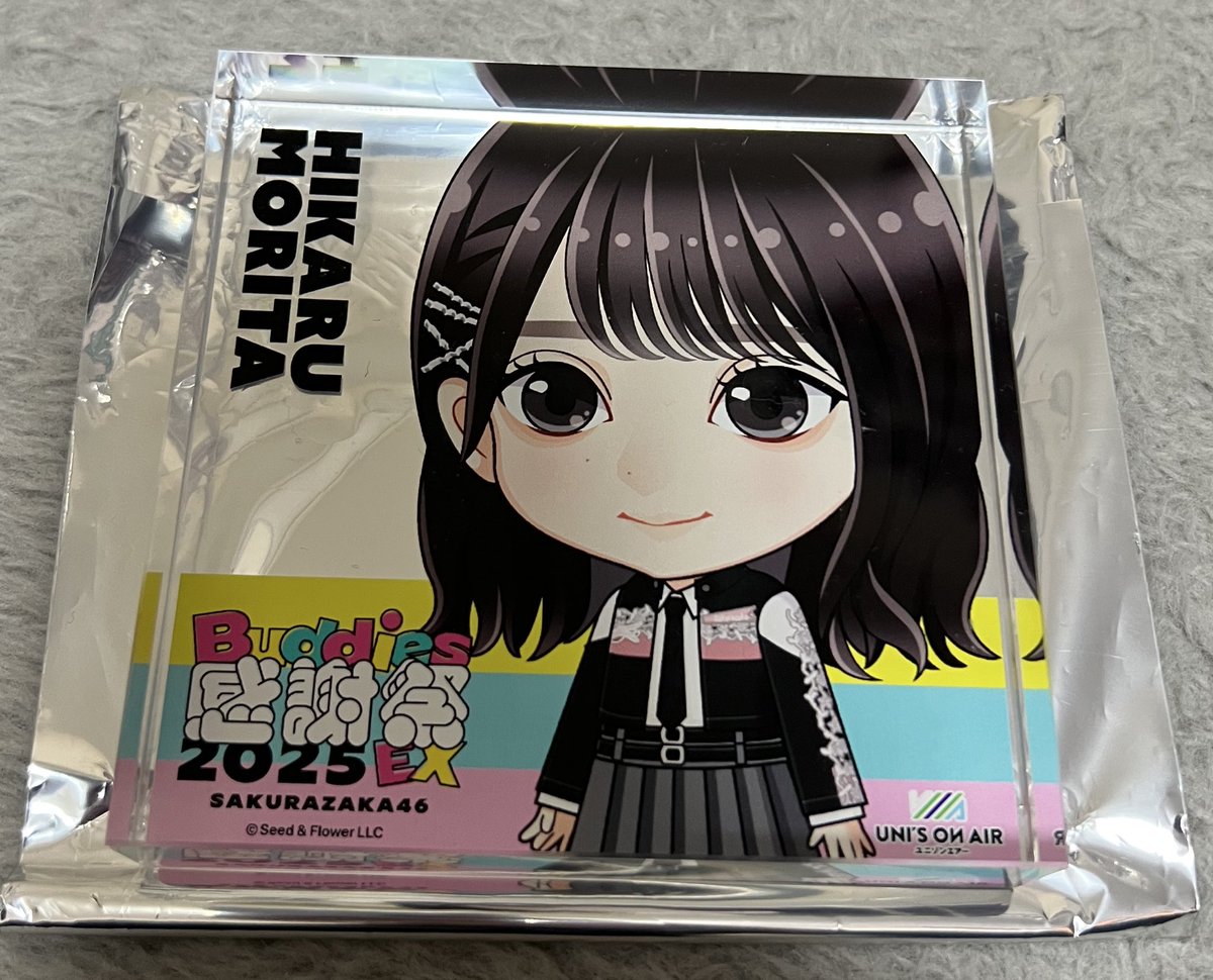 森田ひかる アクリルブロック レア Buddies感謝祭 縁日 ドロップボール 1等 アクリルブロック トレ 譲