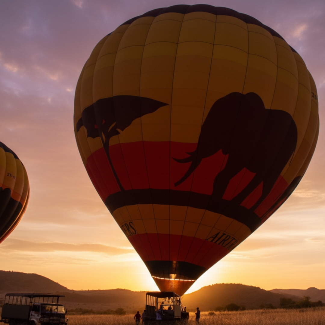 🌅THIS IS HOW YOU CHASE A SUNRISE🔥
Not from your bed. Not from your car. From 6,000ft in the sky as the world explodes into gold beneath you.

Dont miss out, book your experience 👇mankwegametrackers.co.za/things-to-do/h…

#YourAdventureStartsHere #AdventureAwaits #ChaseTheSunrise #HotAirBalloon