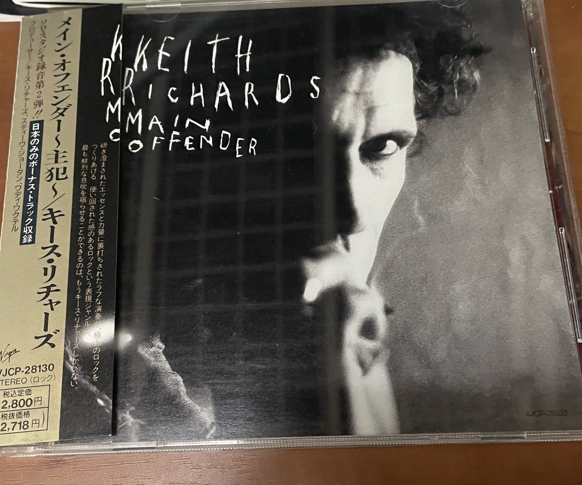 KEITH RICHARDS 「MAIN OFFENDER」 誕生日おめでとうございます。 体調