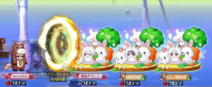 エサがたくさんありますね・・・🥕🥕🥕