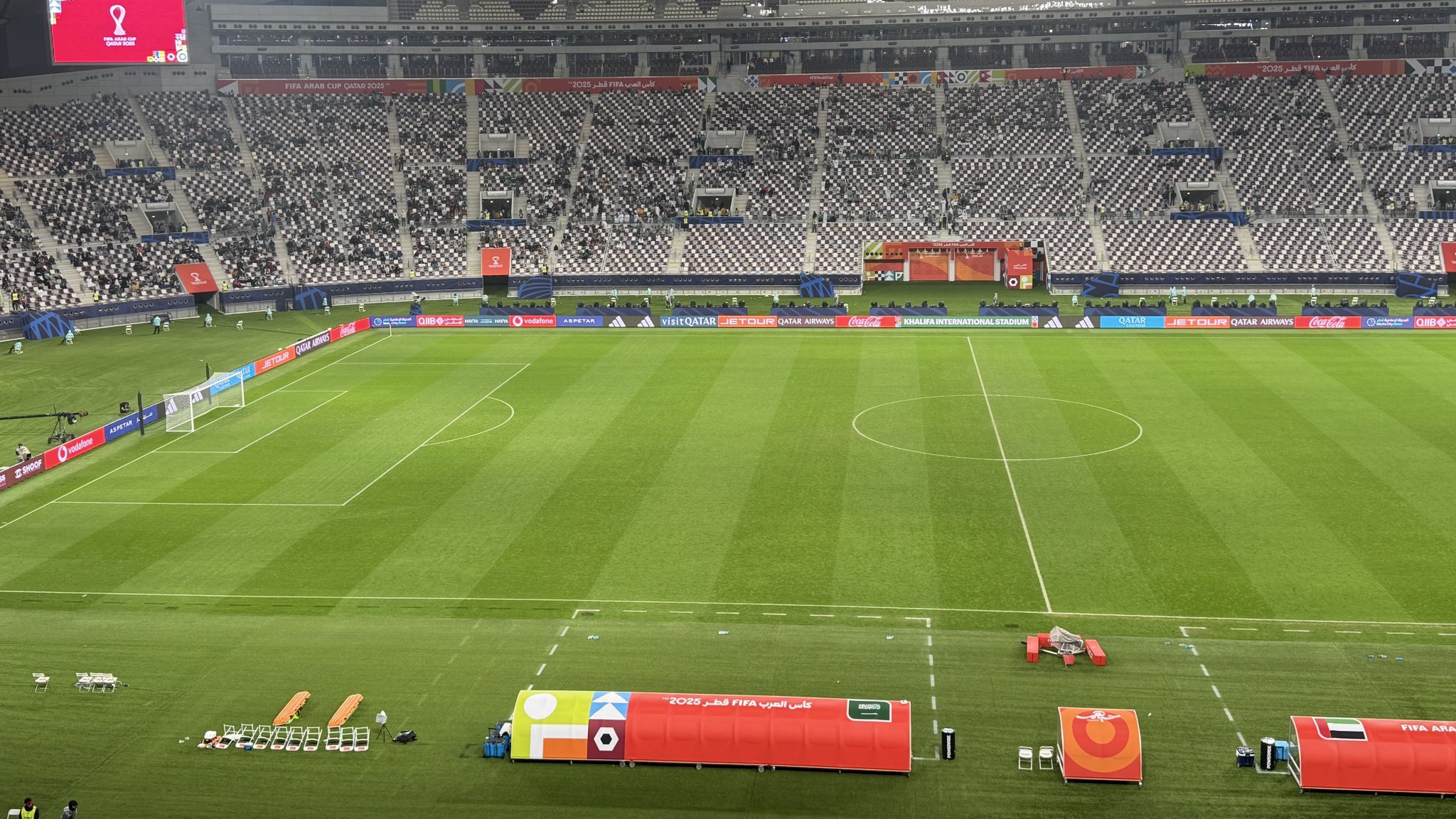 عاجل| رسميًا إلغاء مواجهة السعودية الإمارات والتراجع عن استكمالها بعد التوقف مع نهاية الشوط الأول بسبب غزارة الأمطار 