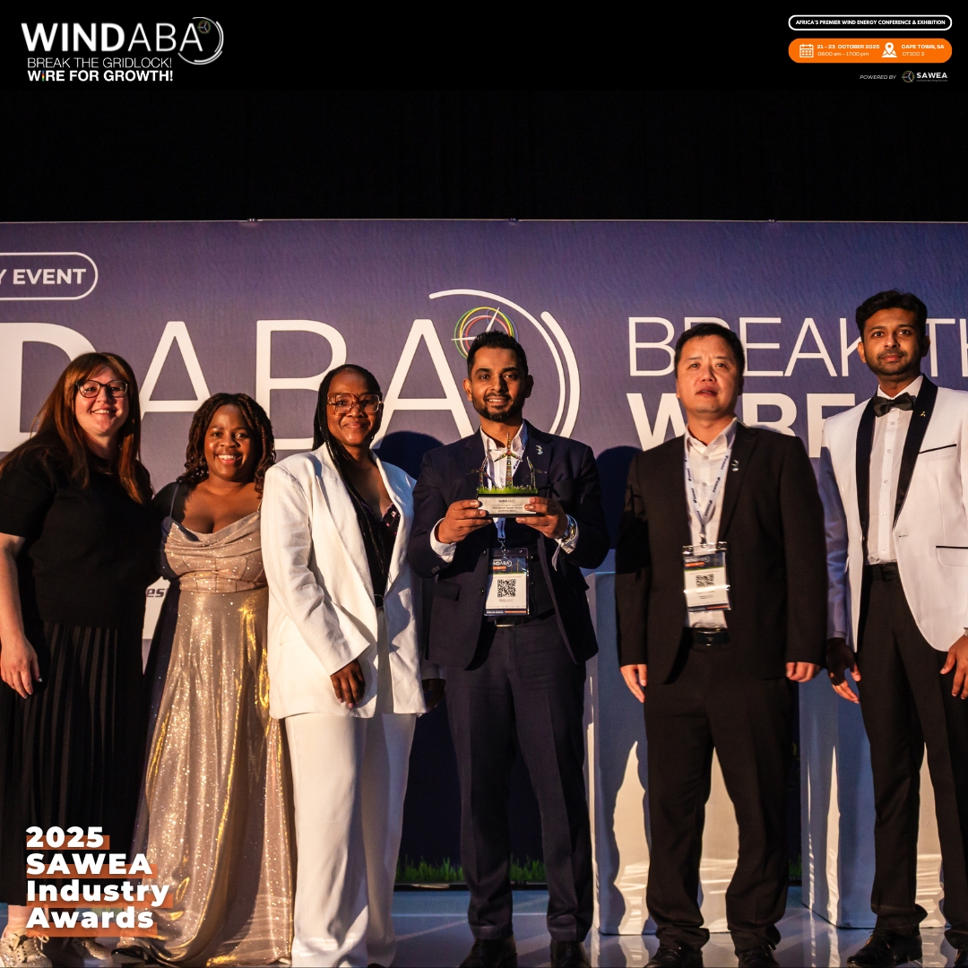 OEM Market Leader Award: Windaba Conference &amp; Exhibition 2025

This week, we honoured <a href="/Goldwind_Global/">Goldwind</a> Africa, the recipient of the OEM Market Leader Award, an organisation that had firmly established itself as a cornerstone of South Africa’s wind-energy sector.

With over 300 MW