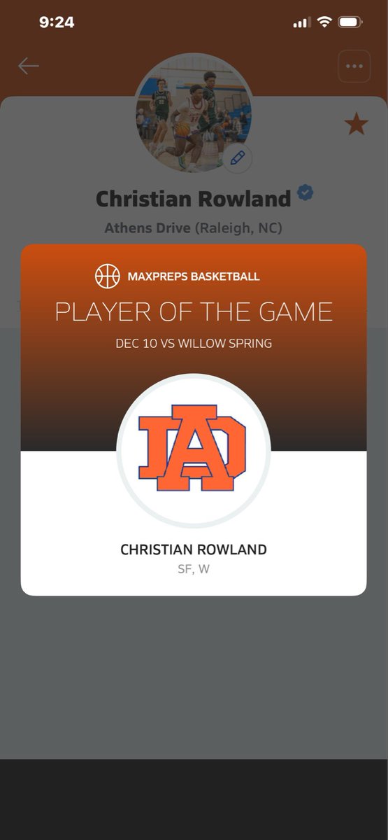 Athens Drive Men’s Basketball tweet media