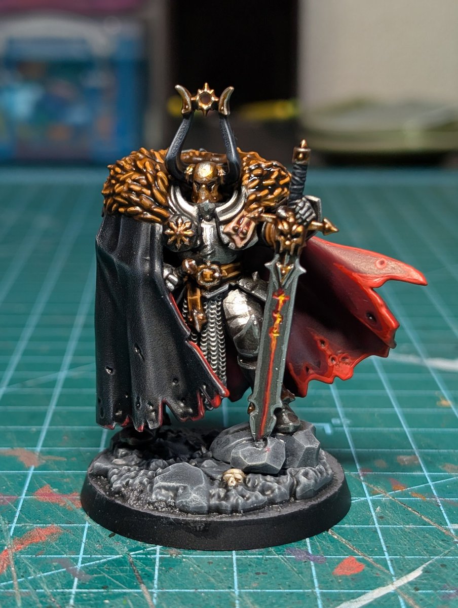 暗闇の番人」ウルカン完成！ 小さい単独モデルは気分転換でペイント