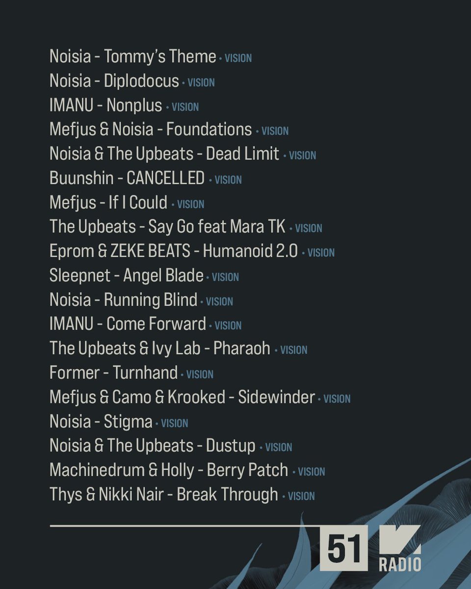 VISIONrecs's tweet image. Celebrating 20 Years of our existence on VISION Radio this week 🎉 

Including certified classics by:

@Noisia_nl 
@imanumusic 
@Buunshin 
@theupbeats 

and many more!  Tune in via: visionrecordings.nl/radio