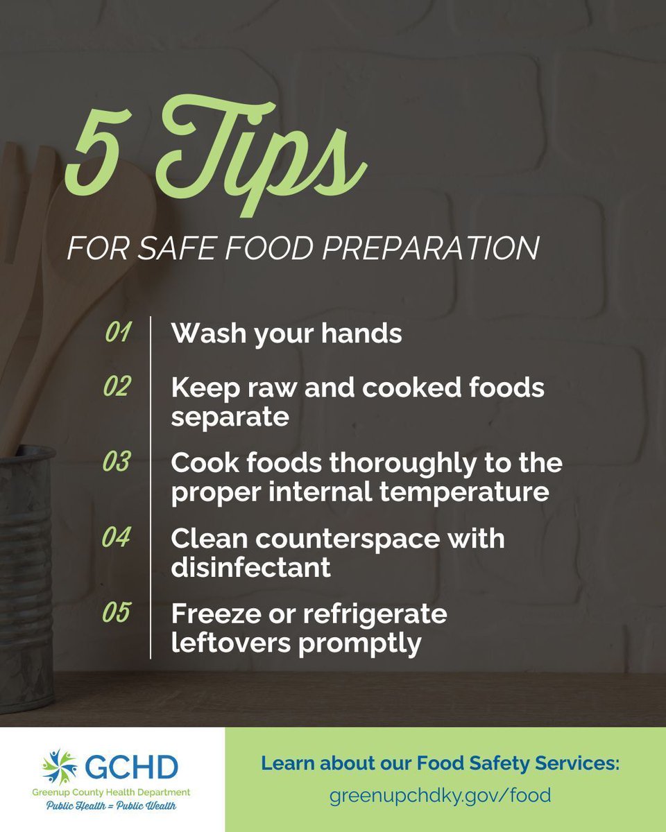 🍗Thawing items in the refrigerator instead of on the counter and promptly getting leftovers into the fridge can also make a significant difference in keeping everyone healthy! Reference this post next time you need a reminder on safe food preparation.
