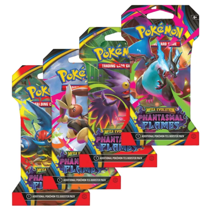 Phantasmal Flames Sleeved Booster Packs Still Checking Out at Scheels!   https://t.co/udIJj0BgIs Limit 20 per order. #PokemonTCG #ad