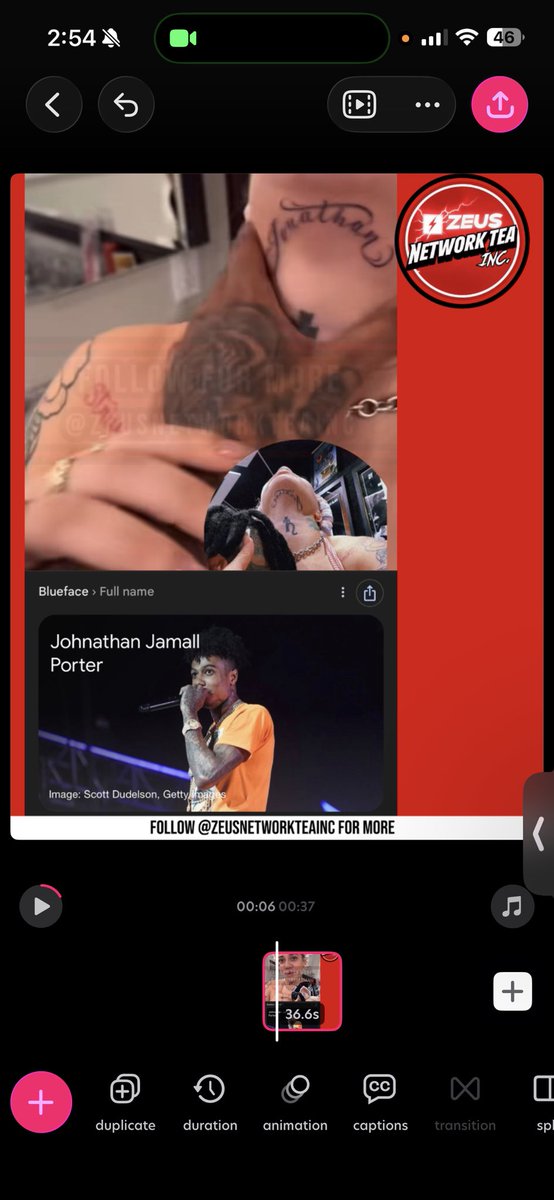 zeusteainc_'s tweet photo. #Karlissa with a post responding to a video of #Bluefaces new girlfriend having a misspelling of his name tattooed on her 👀☕️😩 https://t.co/vjxHeUrpiw